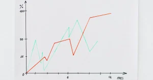 Showing graph result from seo services for website